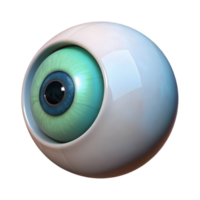 quintessential victorian Photorealistic, isolated cutout of a single Cyclops eye, ultra-detailed, hyper-specific, professional render with Transparent Background fine detail png