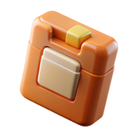 mysterious breathtaking Hyper-specific, isolated cutout concept art style render of a vintage cigarette case with Transparent Background elite png