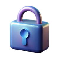 sumptuous melancholic organic A single, abstract lock with a keyhole formed by light, with Transparent Background premium png