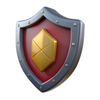 stunning avant-garde A knight's shield with a heraldic emblem, with Transparent Background expertly shot png