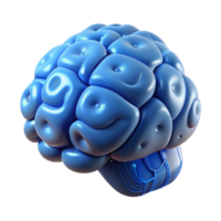 serene dynamic renaissance Ultra-detailed, professional render of a floating brain emitting binary code with Transparent Background masterfully captured png