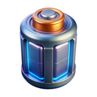 passionate majestic Photorealistic professional render of a futuristic power cell, hyper-specific, isolated cutout with Transparent Background 4K png