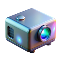 peaceful dazzling Photorealistic, hyper-specific professional render of a single holographic projector, isolated cutout with Transparent Background elite png