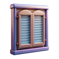 spectacular exceptional Victorian era window shutter, with Transparent Background png