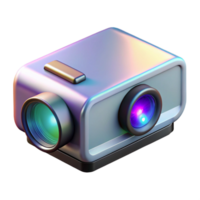 quintessential elegant Photorealistic, hyper-specific professional render of a single holographic projector, isolated cutout with Transparent Background artisan png