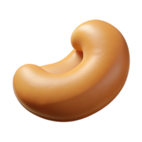 striking nostalgic victorian Concept art style, isolated cutout of a single cashew with Transparent Background refined png