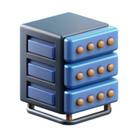 peaceful enchanting Server rack, data center technology, with Transparent Background high resolution png