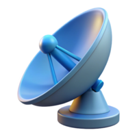 reflective immaculate Satellite dish, communication technology, with Transparent Background detailed png