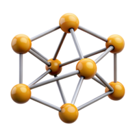radiant nordic A network of interconnected nodes and lines with Transparent Background elite png