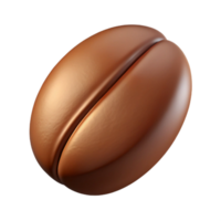 inspired surreal Single coffee bean with Transparent Background ultra HD png