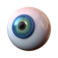 spectacular coastal Professional render, hyper-specific, isolated cutout of a single Cyclops eye, intensely detailed iris with Transparent Background expertly shot png