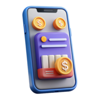 peaceful pristine Financial technology Fintech app interface, mobile banking, with Transparent Background precision png