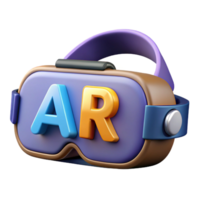 serene exceptional Augmented reality AR headset, interactive technology, with Transparent Background png