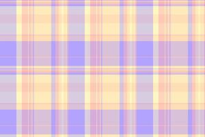 Pano fabric background textile, hunter plaid tartan texture. Periodic pattern check seamless in light and peach puff colors. vector