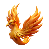 mysterious mesmerizing Photorealistic, hyper-specific professional render of an isolated Phoenix talon, engulfed in flames Isolated cutout with Transparent Background original png