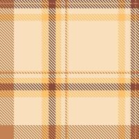 Elegant beige and brown plaid pattern. Perfect for textile design, website backgrounds, or fallthemed projects. This subtle yet stylish texture evokes warmth and sophistication. vector