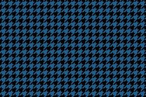 Elegant blue and black houndstooth pattern. Perfect for textile design, fashion, website backgrounds, or any project needing a sophisticated and timeless texture. vector
