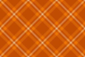 Vibrant orange and white diagonal plaid pattern. Perfect for autumnal designs, textile prints, fallthemed projects, or as a background texture. vector