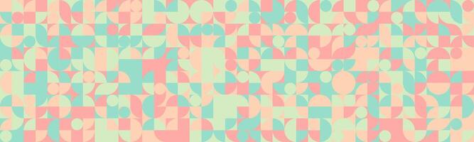 Abstract geometric pastel pattern. Perfect for website backgrounds, textile designs, or modern branding. This playful yet sophisticated design evokes a sense of calm and creativity. vector