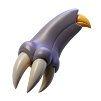 nostalgic fascinating Harpy Talon with Transparent Background studio quality png