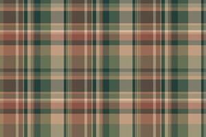 Suit seamless plaid check, weave pattern tartan fabric. Grungy background texture textile in pastel and orange colors. vector