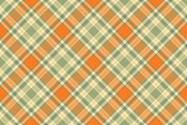 Reel check background texture, repeat tartan fabric. Sixties plaid seamless pattern textile in pastel and moccasin colors.