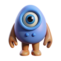 pristine nostalgic contemporary Cyclops, one-eyed giant, with Transparent Background impeccable png