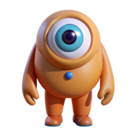 stunning unforgettable Cyclops, one-eyed giant, with Transparent Background png