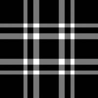 Stylish black and white plaid pattern. Perfect for textile design, website backgrounds, or fashion projects. The clean lines and monochrome palette offer versatility and a touch of classic elegance. vector