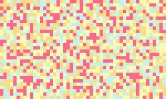Abstract pixel art background. Pastel color palette creates a playful, retro vibe, perfect for websites, presentations, or textile designs. vector
