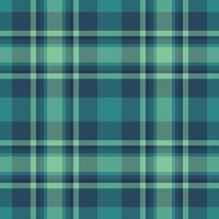 Composition plaid background pattern, tailor tartan texture. Shape fabric check textile seamless in cyan and teal colors. vector