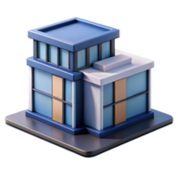 timeless avant-garde Concept art style, isolated cutout of a single, self-assembling, modular building unit with Transparent Background museum quality png