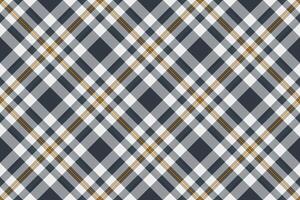 Elegant gray, white, and gold plaid pattern. Perfect for textile design, website backgrounds, or fashion projects. vector