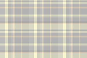 Sixties fabric tartan , nyc seamless plaid background. Unique texture pattern check textile in light and antique steel colors. vector