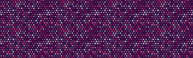 Abstract seamless pattern with vibrant pink and purple dots. Ideal for backgrounds, textiles, or digital designs. Subtle diagonal lines create visual texture and movement. vector