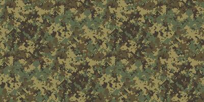 Highresolution digital camouflage pattern. Perfect for backgrounds, textures, or militarythemed designs. Offers a blend of earthy tones and abstract shapes creating a versatile, modern aesthetic. vector