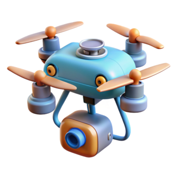 pittoresco spicca librarsi fuco con telecamera e sensore Vettore con trasparente sfondo png