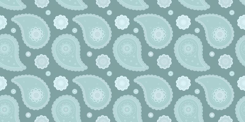 Curve paisley on tropical decorative. Elegant style of cover repeating. Design wallpaper and swirling wear.