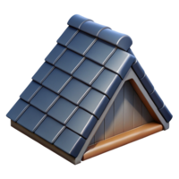 mesmerizing surreal Ultra-detailed, photorealistic isolated cutout of a single, slate roof shingle with Transparent Background studio quality png
