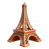 imaculado inspirado eiffel torre treliça seção, com transparente fundo png