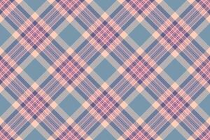 Elegant pastel plaid pattern in soft blues, pinks, and grays. Ideal for textile design, fashion, website backgrounds, and stationery. vector