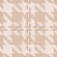 Subtle blush pink and beige plaid pattern. Perfect for textile design, website backgrounds, or packaging. vector