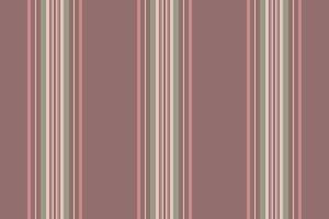 Elegant vertical stripes in muted pinks, greens, and creams on a deep mauve background. Perfect for textiles, wallpaper, packaging, or website backgrounds. vector