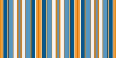 Vibrant vertical stripes in orange, blue, and white create a cheerful, modern pattern. Perfect for backgrounds, textiles, or web design, this image evokes feelings of optimism and energy. vector