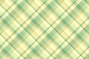 Livingroom texture fabric tartan, soft background textile. Celebrate check seamless pattern plaid in light and yellow colors. vector