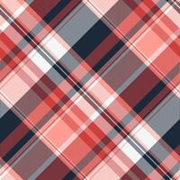 Mat check plaid background, scrapbook pattern texture. Kingdom fabric seamless textile tartan in red and dark colors. vector