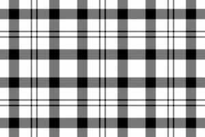 Classic black and white plaid pattern. Perfect for textiles, website backgrounds, or any project needing a timeless, structured design. vector