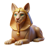 striking distinguished Sphinx, enigmatic creature with riddles, with Transparent Background png