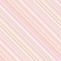 Elegant diagonal stripes in soft pink, beige, and white create a delicate and versatile background perfect for websites, packaging, or textile designs. vector