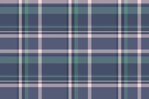 Trendy seamless background tartan, hispanic plaid textile texture. Glen check fabric pattern in pastel and blue colors. vector